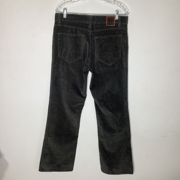 Hugo Boss Orange Mens Suede Feel Button Fly Pants - Picture 4 of 5